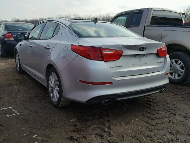 5XXGN4A7XFG385027 - 2015 KIA OPTIMA EX SILVER photo 3