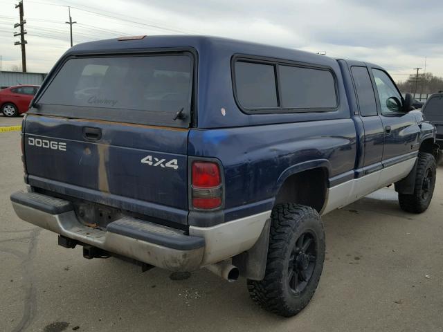 3B7KF23601G775429 - 2001 DODGE RAM 2500 BLUE photo 4