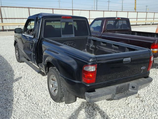 1FTYR44V03PB13500 - 2003 FORD RANGER SUP BLACK photo 3