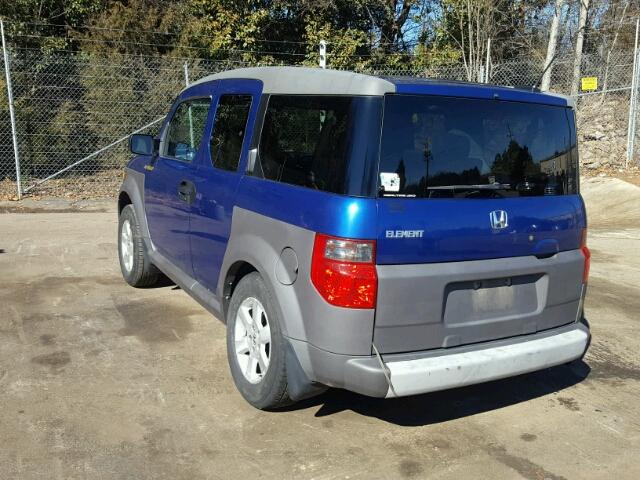 5J6YH276X5L013565 - 2005 HONDA ELEMENT EX BLUE photo 3