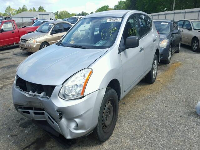 JN8AS5MV0BW674042 - 2011 NISSAN ROGUE S SILVER photo 2