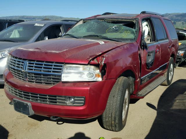 5LMFU27507LJ25111 - 2007 LINCOLN NAVIGATOR წითელი ფოტო 2