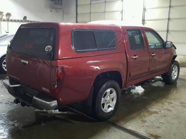 1GTH6MFE4B8126068 - 2011 GMC CANYON SLE RED photo 4