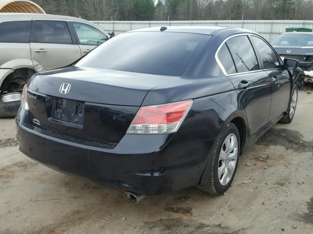 1HGCP26848A051753 - 2008 HONDA ACCORD EXL BLACK photo 4