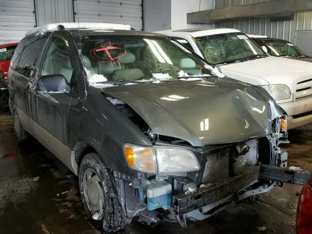 4T3ZF13C6YU267152 - 2000 TOYOTA SIENNA LE GRAY photo 1