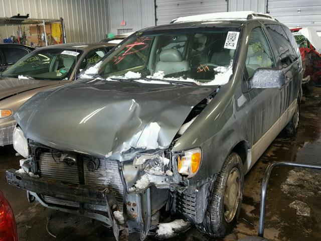 4T3ZF13C6YU267152 - 2000 TOYOTA SIENNA LE GRAY photo 2