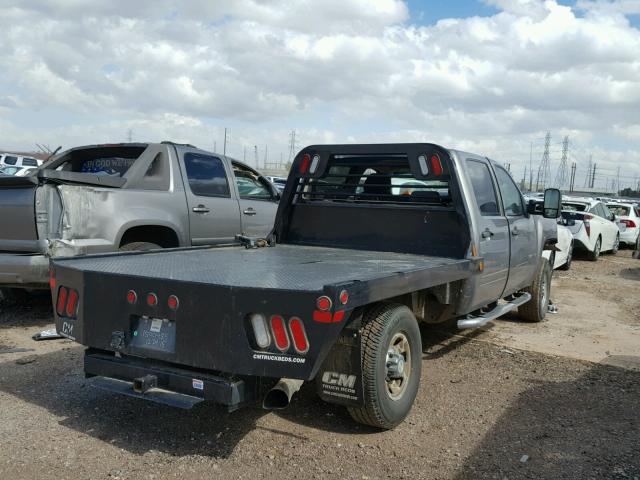 1GCHK33608F151606 - 2008 CHEVROLET SILVERADO GRAY photo 4