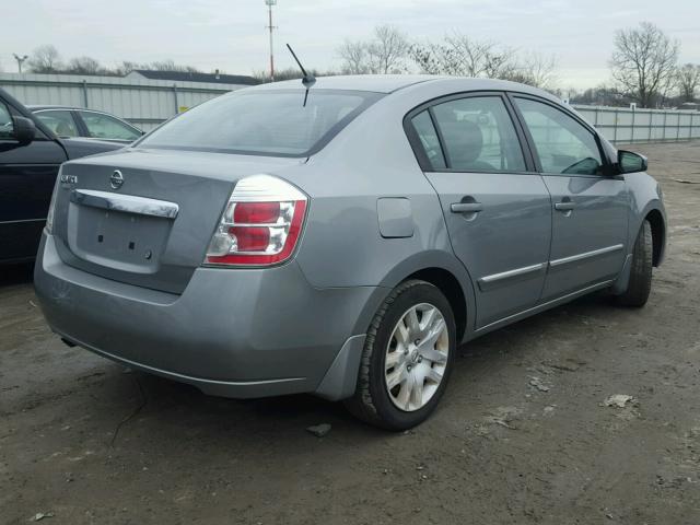 3N1AB6AP7AL725924 - 2010 NISSAN SENTRA 2.0 GRAY photo 4