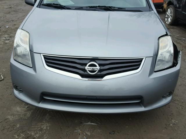 3N1AB6AP7AL725924 - 2010 NISSAN SENTRA 2.0 GRAY photo 7