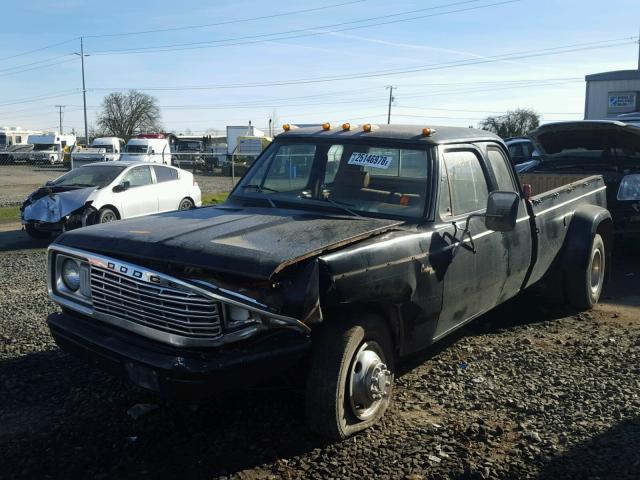 D37BF8S143108 - 1978 DODGE PICKUP BLACK photo 2