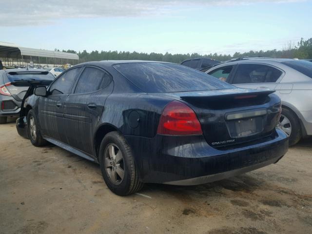 2G2WP522551227251 - 2005 PONTIAC GRAND PRIX BLACK photo 3