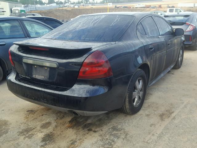 2G2WP522551227251 - 2005 PONTIAC GRAND PRIX BLACK photo 4