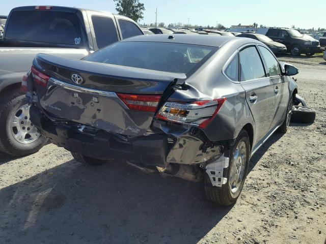 4T1BK1EB3JU284555 - 2018 TOYOTA AVALON XLE GRAY photo 4