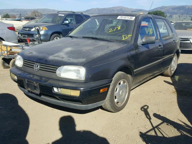 3VWKB81H6VM030370 - 1997 VOLKSWAGEN GOLF K2 BLACK photo 2