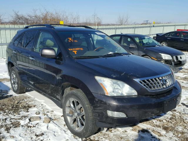 2T2HK31UX9C101898 - 2009 LEXUS RX 350 GRAY photo 1