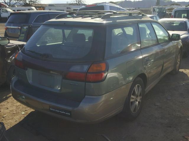 4S3BH815147614322 - 2004 SUBARU LEGACY OUT GREEN photo 4