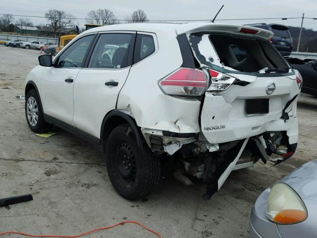 5N1AT2MV2GC746502 - 2016 NISSAN ROGUE S WHITE photo 3