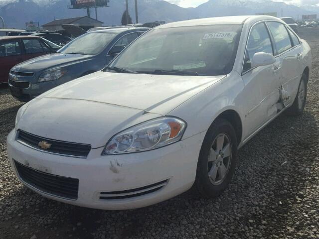 2G1WT58K679330318 - 2007 CHEVROLET IMPALA LT WHITE photo 2