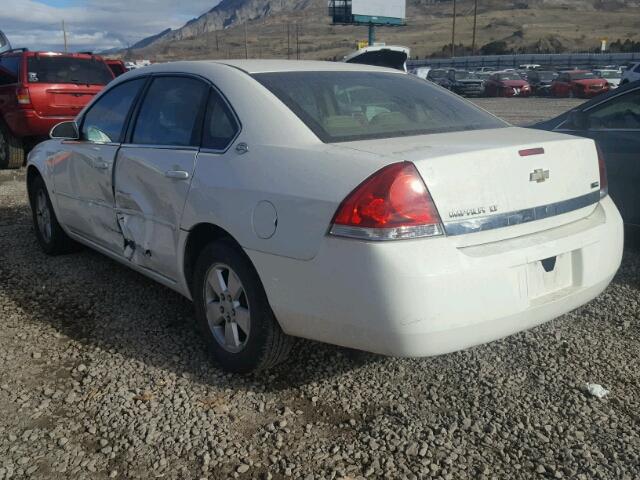 2G1WT58K679330318 - 2007 CHEVROLET IMPALA LT WHITE photo 3