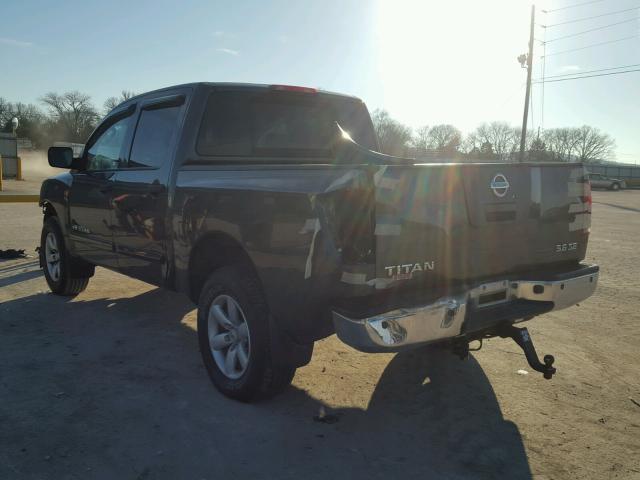 1N6BA07C79N309791 - 2009 NISSAN TITAN XE GRAY photo 3