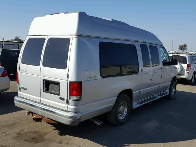 1FDPS24L71HB46869 - 2001 FORD ECONOLINE SILVER photo 4