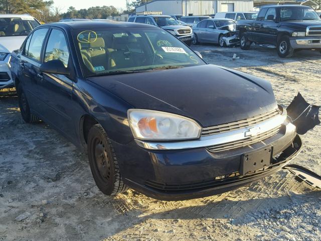 1G1ZS54825F308721 - 2005 CHEVROLET MALIBU BLUE photo 1