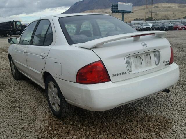 3N1CB51D36L498845 - 2006 NISSAN SENTRA 1.8 WHITE photo 3