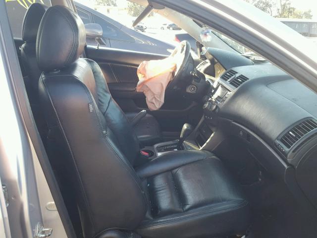 1HGCM66555A052637 - 2005 HONDA ACCORD EX SILVER photo 5