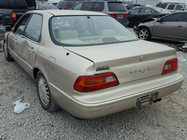 JH4KA766XRC025668 - 1994 ACURA LEGEND L GOLD photo 3