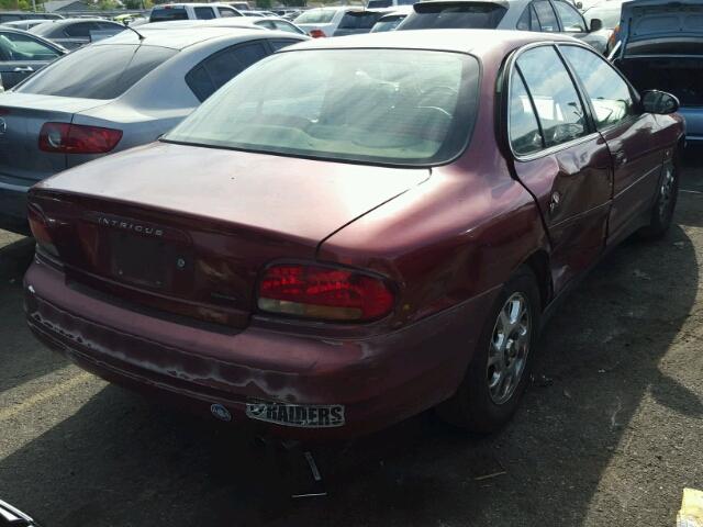 1G3WS52H7YF178565 - 2000 OLDSMOBILE INTRIGUE G RED photo 4