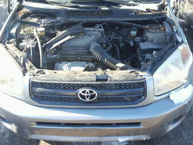 JTEHD20V350053910 - 2005 TOYOTA RAV4 GREEN photo 7