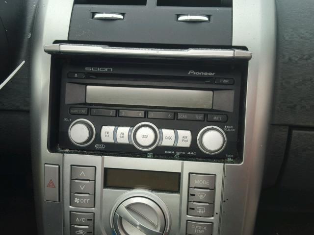 JTKDE3B76A0302935 - 2010 TOYOTA SCION TC 银色 照片 9