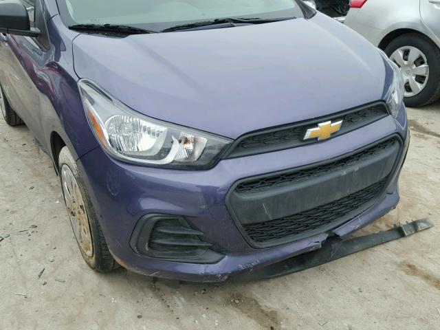 KL8CB6SA5GC588253 - 2016 CHEVROLET SPARK LS PURPLE photo 9