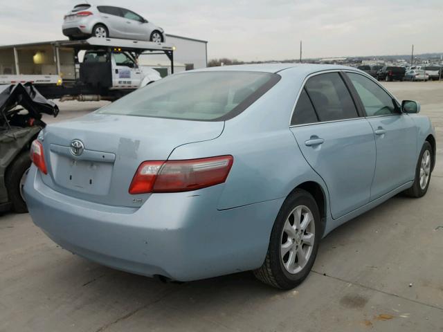 4T1BE46K57U556507 - 2007 TOYOTA CAMRY NEW BLUE photo 4