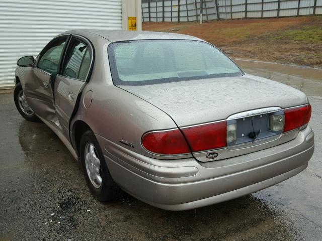 1G4HP54K614298910 - 2001 BUICK LESABRE CU BEIGE photo 3