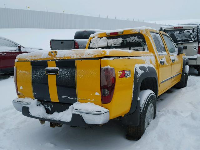 1GCDT136958212922 - 2005 CHEVROLET COLORADO YELLOW photo 4