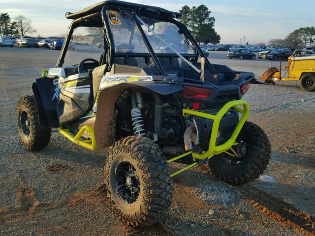 3NSVDE99XHF794378 - 2017 POLARIS RZR XP 100 GREEN photo 3