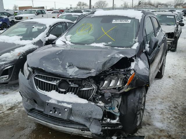 KL4CJCSB8HB024437 - 2017 BUICK ENCORE ESS GRAY photo 2