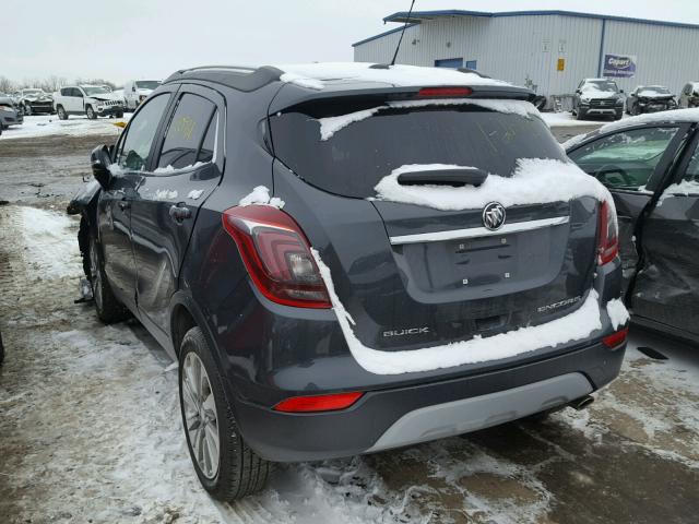 KL4CJCSB8HB024437 - 2017 BUICK ENCORE ESS GRAY photo 3