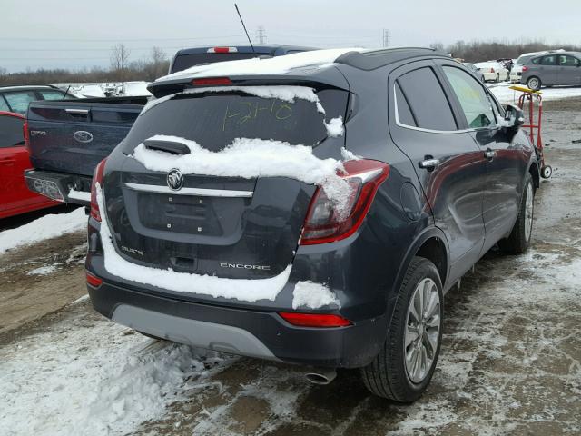 KL4CJCSB8HB024437 - 2017 BUICK ENCORE ESS GRAY photo 4