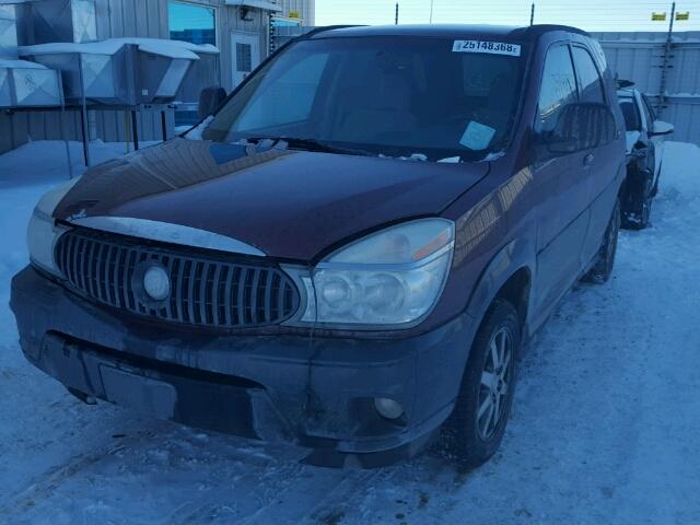 3G5DA03E74S565826 - 2004 BUICK RENDEZVOUS RED photo 2