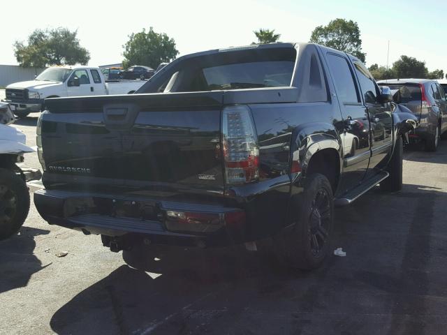 3GNFK12388G294084 - 2008 CHEVROLET AVALANCHE BLACK photo 4