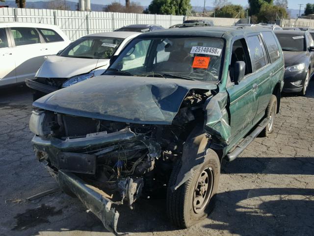 JA4LS21H2YP021310 - 2000 MITSUBISHI MONTERO SP GREEN photo 2