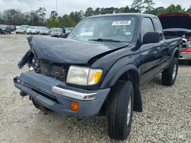 5TESN92N0YZ691677 - 2000 TOYOTA TACOMA XTR BLACK photo 2