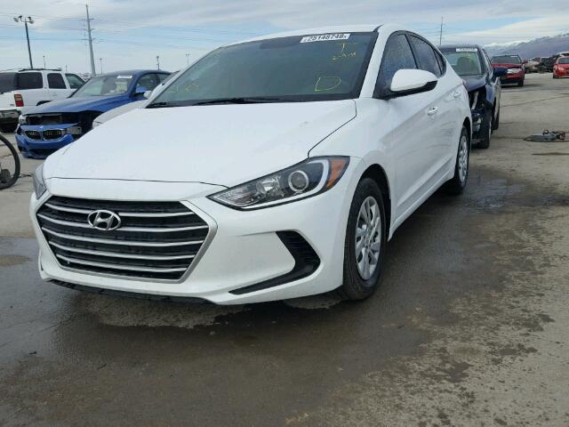 5NPD74LF1JH281802 - 2018 HYUNDAI ELANTRA SE WHITE photo 2