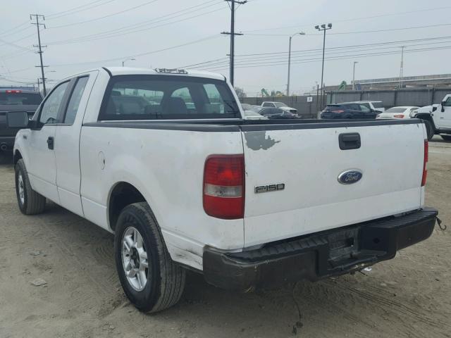 1FTRX12W67KB74437 - 2007 FORD F150 WHITE photo 3