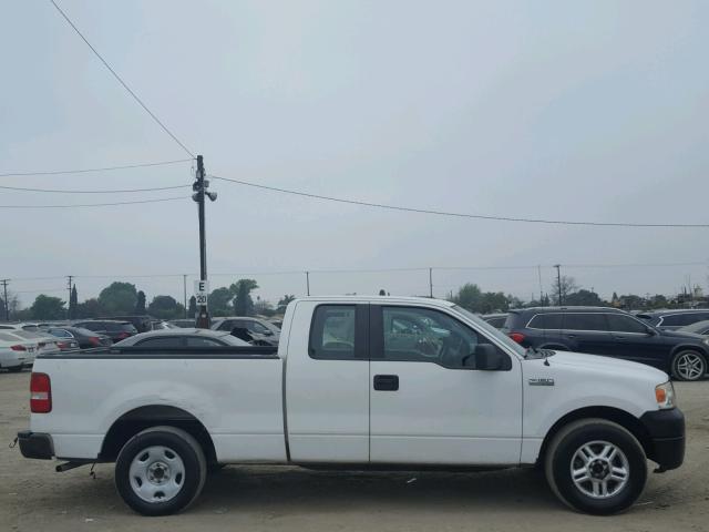 1FTRX12W67KB74437 - 2007 FORD F150 WHITE photo 9