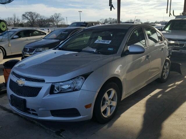 1G1PF5S91B7177908 - 2011 CHEVROLET CRUZE LT SILVER photo 2