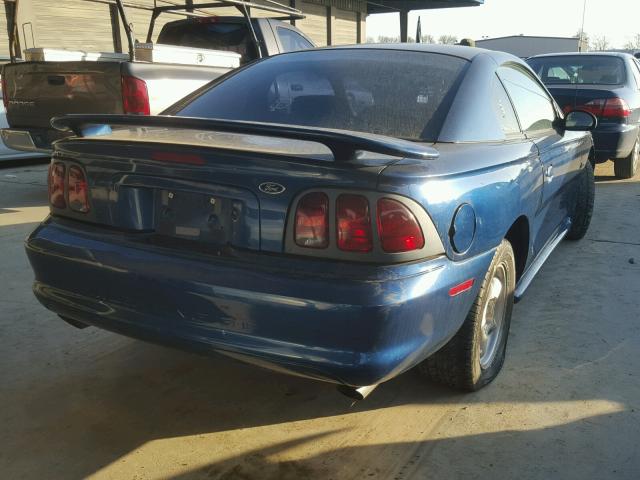 1FAFP42X4WF188900 - 1998 FORD MUSTANG GT BLUE photo 4