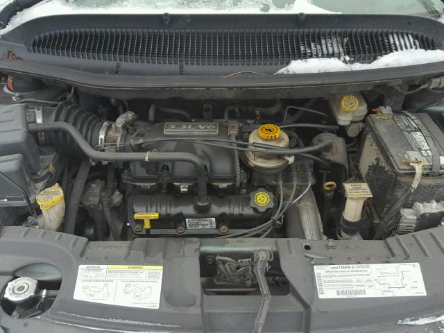 1D4GP24303B107619 - 2003 DODGE GRAND CARA GREEN photo 7